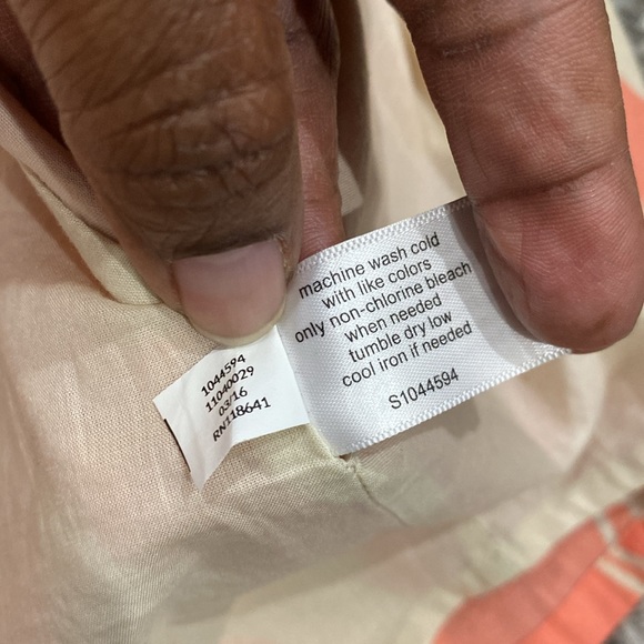 Lane Bryant floral print a line skirt with pockets size 22/24 pull on cotton - Picture 6 of 9